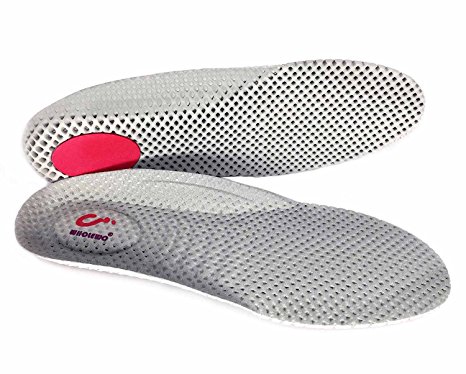 WHOLEWO Breathable Insoles, Anti-Fatigue Insoles, Orthotics Insoles, Relieve Plantar Fasciitis