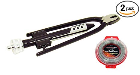 Pit Posse Safety Wire Pliers 6 Inch with 100 FT Stainless Steel Safety Wire Spool