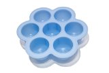 POPFEX Silicone Freezer Tray for Homemade Baby Food and More Blue - MADE IN USA