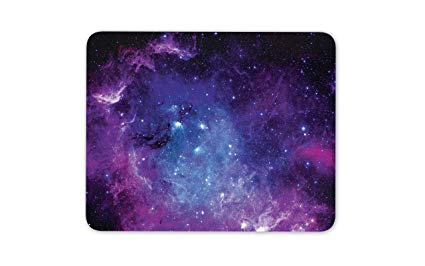 Purple Solar System Mouse Mat Pad - Nebula Galaxy Space Gift PC Computer #8364