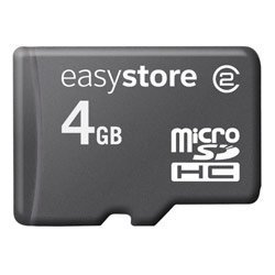 EasyStore 4GB microSDHC Card SDSDQES-004G Hassle Free Packaging