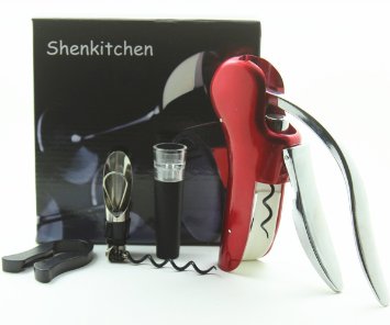 Shenkitchen Professional Wine Opener Corkscrew(5 Piece Tool Set)
