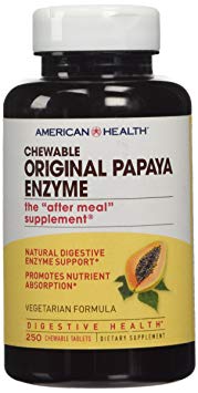 American Health Products - Original Papaya Enzyme, 250 chewable tablets