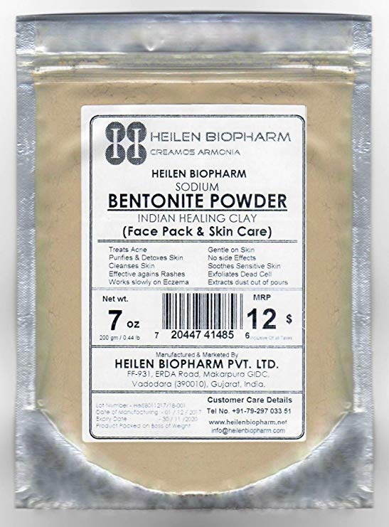 Heilen Biopharm Sodium Bentonite Powder, 125g