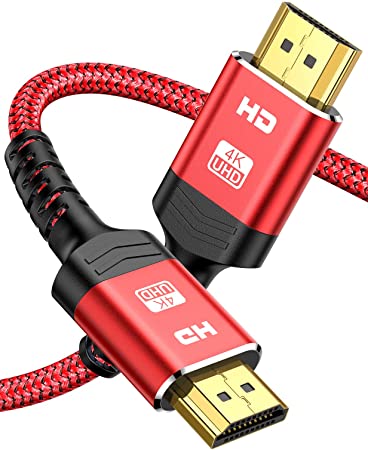 Hdmi Cable 10 feet,4K hdmi 2.0 Cable Snowkids (Ultra high Speed 18Gbps 4K@60Hz 3D Support, ethernet Function,Video 4K UHD 2160p,HD 1080p for fire TV,for ps3/4,ect)