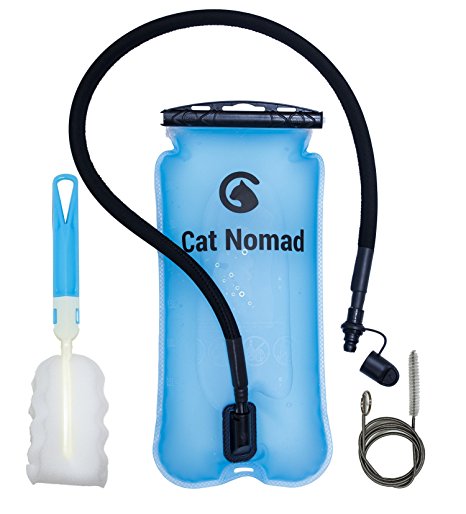 Cat Nomad Hydration Pack Sets - 3L Premium TPU Bladder, Insulated Robust Backpack and Cleaning Kit