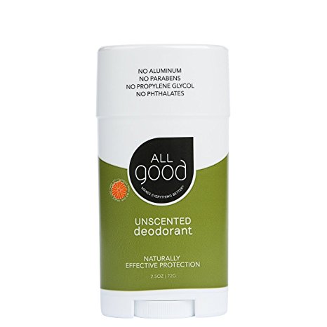 All Good Deodorant Unscented - 2.5 oz Stick