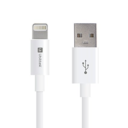 Ubittek [Apple MFi Certified] Lightning Cable 8pin Lightning to USB Cable for iPhone 7/7 /6/6 /6s/6s /5/5s/5c/SE, iPad and More (3.3ft - 1m)