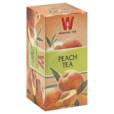 Wissotzky Tea Peach Tea - 25 Tea Bags