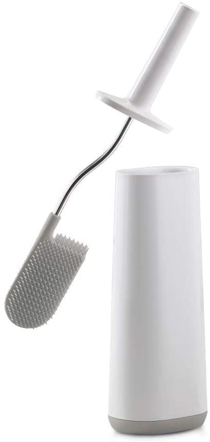 Joseph Joseph Flex Toilet Brush with holder - Grey/White