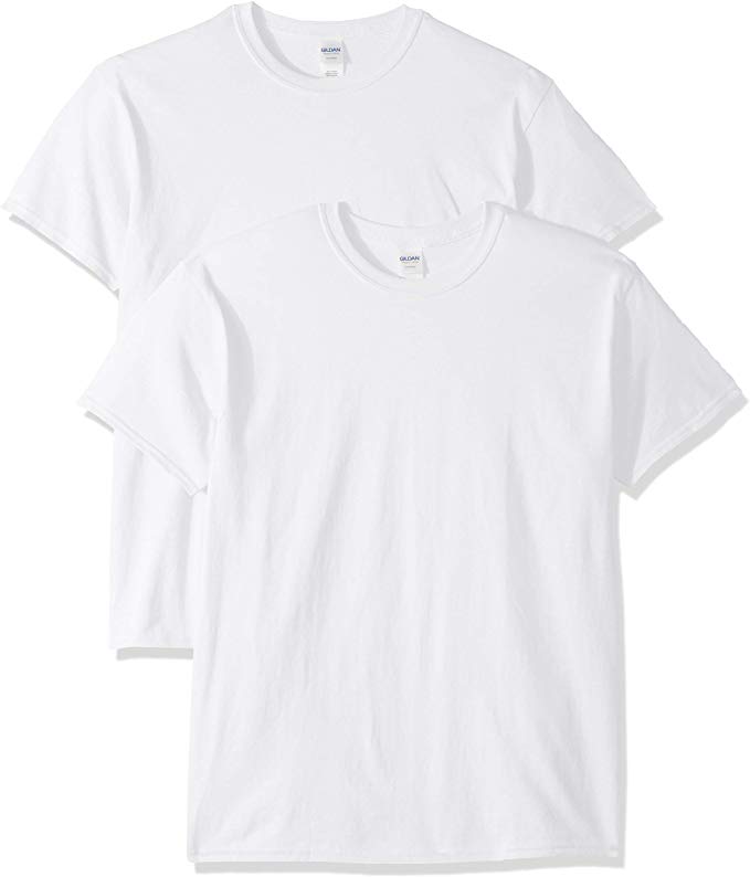 Gildan Men's Heavy Cotton Adult T-Shirt, 2-Pack