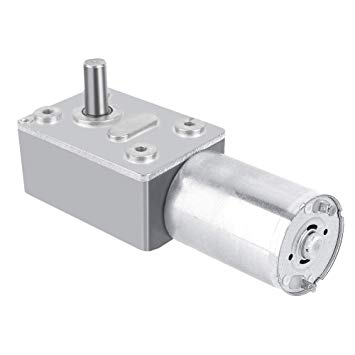 DC 12V Reversible High Torque Turbo Worm Gear Box Reduction Electric Motor 5/6/20/40/62RPM(40RPM)