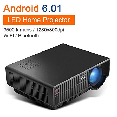 NewPal NP90C LED theater projector with WIFI bluetooth supported, 3500 lumens andriod digital projector for home cinema