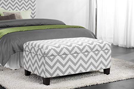 Dorel Living Chevron Storage Ottoman