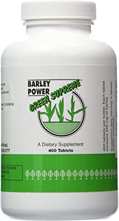 Green Supreme Barley Power 400 Count Tablets