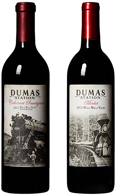 Dumas Station "Walla Walla Reds" Estate Cab & Merlot II Mixed Wine Pack, 2 x 750 mL