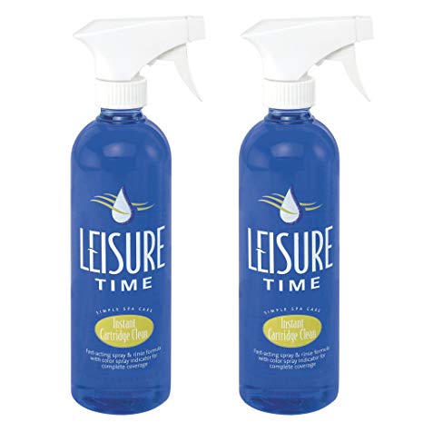 LEISURE TIME S-02 Instant Cartridge Cleaner, 1-Pint, 2-Pack