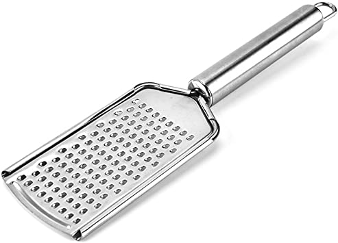 ZYluoke Luoke Kitchen Graters Cheese Grater,Ginger Grater & Lemon Zester Micro Blade Cover Stainless Steel Razor Sharp Teeth - High Performance - for Vegetables Cheese, Chocolate