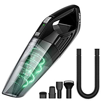 Handheld Vacuum, Homasy 4Kpa Cordless Hand Held Vacuum Cleaner 2200mAh Lithium Battery Portable Vac for Home and Car Cleaning