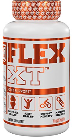 FLEX-XT Joint Support Supplement | Joint Pain Relief, Bone Strength, Natural Anti Inflammatory Cartilage Repair for Men & Women | Type 2 Collagen, Tumeric Curcumin, Boswellia Super - 30 Veggie Pills