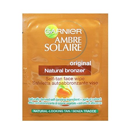 3x Garnier Ambre Solaire No Streaks Self-tan Face Wipe (3 packs)