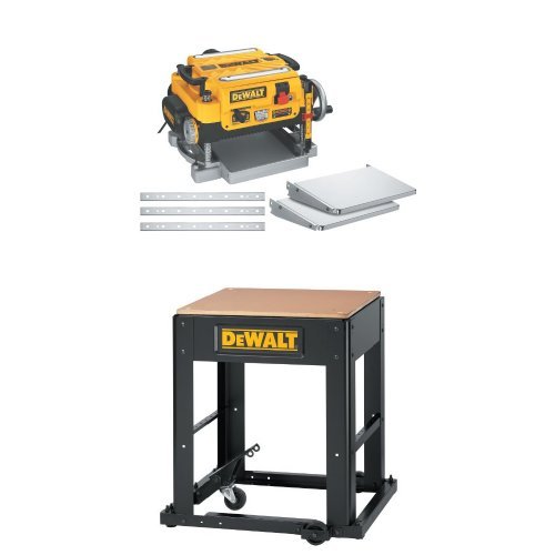 DEWALT DW735X 13" Two-Speed Planer Package with DW7350 Planer Stand with Integrated Mobile Base