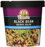 Dr McDougalls Right Foods Lower Sodium Bean Quinoa Salad Black 26 Ounce Pack of 6
