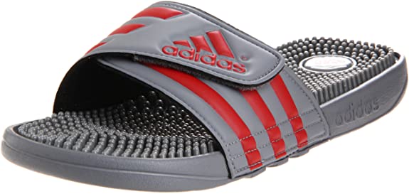 adidas Men's Adissage Sandal Run White/Graphite/Run White