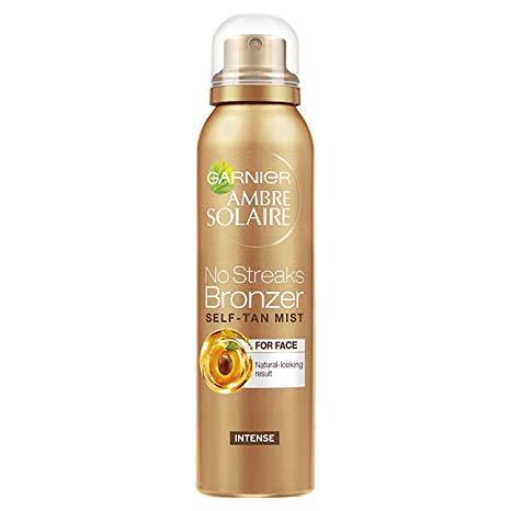 Garnier Ambre Solaire No Streaks Bronzer Dark Self Tan Face Mist, 75 ml