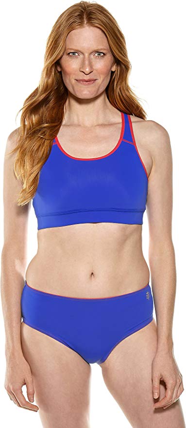 Coolibar UPF 50  Women's Medley Swim Bra - Sun Protective