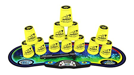 SPEED STACKS Competitor - Neon Yellow w/ Voxel Glow Mat