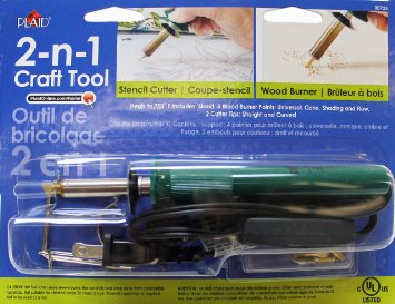 Plaid 2-in-1 Craft Tool Cutter/Burner for Crafting, 30725