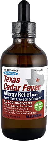 PROGENA Texas Cedar Fever Allergy Relief, 4 FZ