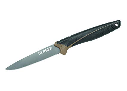 Gerber 31-001156 Myth Compact Fixed Blade, Fine Edge Knife, Sheath and Sharpener Included