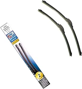 Beam Blade Wipers Set for 2019 Hyundai Santa Fe Replacement Set - WiperBladesUSA Gold Beam Wiper Blades Wipers Set