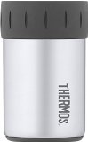 Thermos Stainless Steel Beverage Can Insulator for 12 Ounce Can Gunmetal Gray