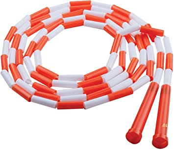 Champion Sports Plastic Segmented Jump Rope - Available in Multiple Colorful Sizes