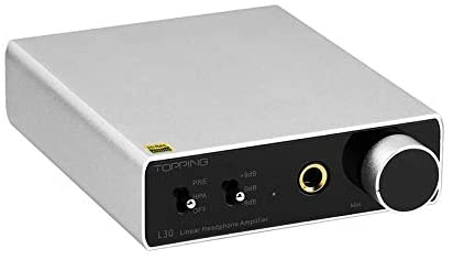 【New Version】 Linsoul Topping L30 Mini Portable HiFi Headphone Amplifier with NFCA Setup for Musician Audiophile (Silver)