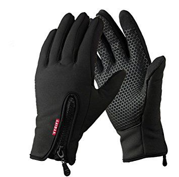 YYGIFT Touch Screen Winter Gloves Windproof Outdoor Cycling Sports Work Gloves for Men and Women