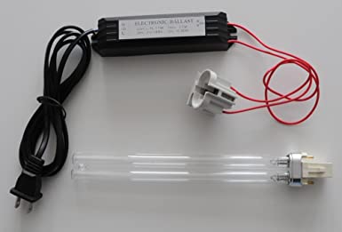 Air Purification 11W G23 UV-C Germicidal 254nm Base Lamp Bulb 120V AC Ballast Kit