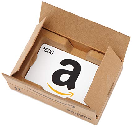 Amazon.com Gift Card in a Mini Amazon Shipping Box (Various Card Designs)