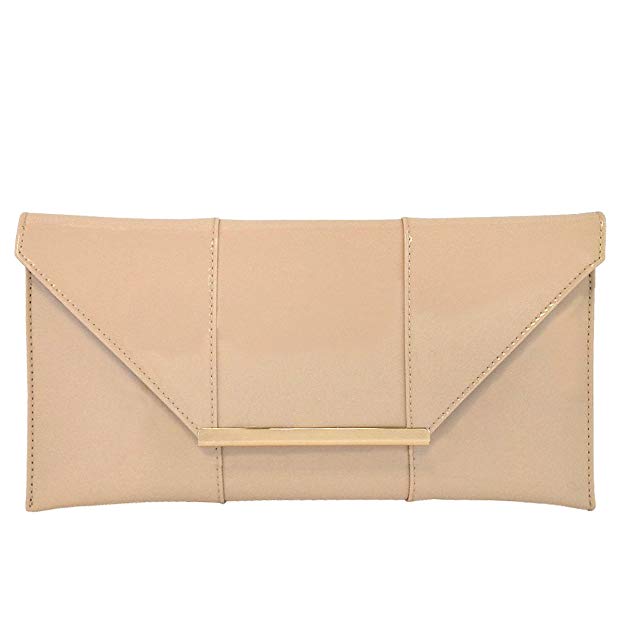 Faux Patent Leather Envelope Candy Clutch