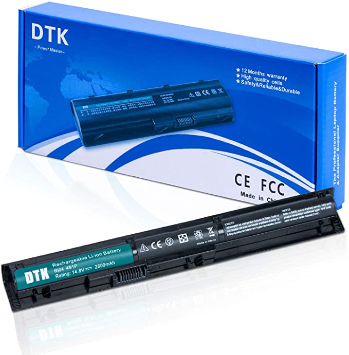 DTK 805294-001 RI04 Replacement Laptop Battery for HP Envy 15 ProBook 450 455 470 G3 Series RI06XL HSTNN-DB7B HSTNN-PB6Q HSTNN-Q94C HSTNN-Q95C HSTNN-Q97C (14.8V 2500mAh 4-Cell)