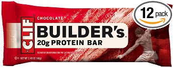 CLIF BUILDER'S - Protein Bar - Chocolate - (2.4 oz, 12 Count)