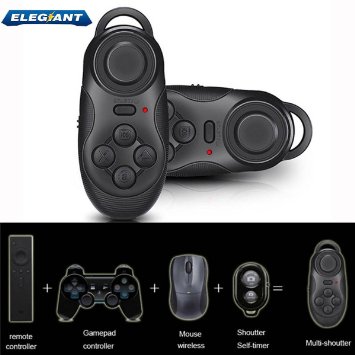 ELEGIANT Wireless Bluetooth Gamepad Remote Controller For 3D VR Glasses Google Cardboard Selfie Camera Shutter Wireless Mouse Music Player Ebook Tablet PC TV