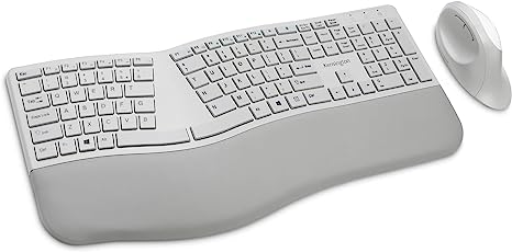 Kensington Pro Fit® Ergo Wireless Keyboard and Mouse—Gray