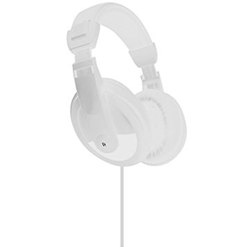 Vibe Over Ear Stereo Headphones - VS-750-DJ WHT