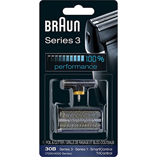 Braun Series 3 30B Foil & Cutter Replacement Head, Compatible with 7000/4000 range of shavers; and Previous Generation Series 3