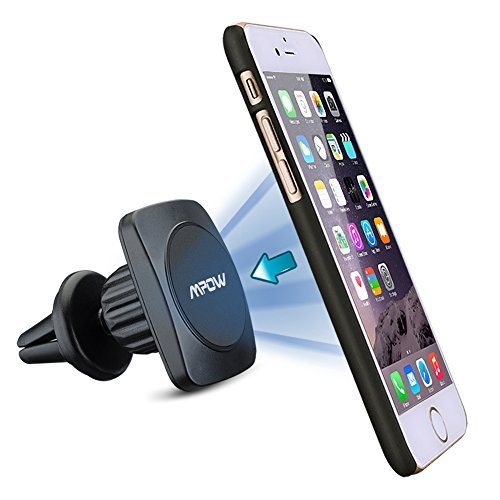 2015 New ReleaseCar MountMpow MagGrip 360 Degree Swivel Air Vent Magnetic Universal Car Mount Phone Holder Cradle for iPhone 6S6s Plus66 Plus5S5C Galaxy Note 43 Galaxy S6 S6 Edge54 and Other Smart Phone