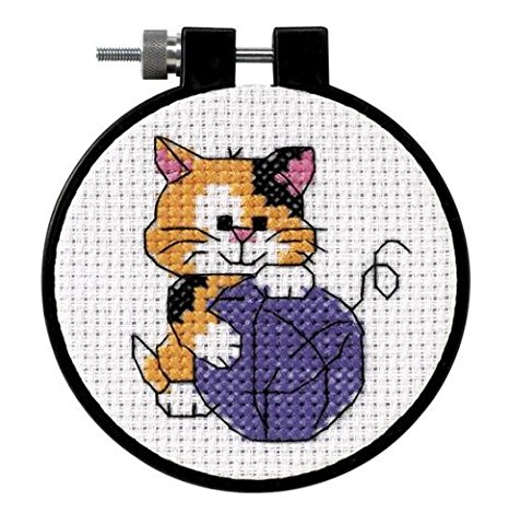 Dimensions Needlecrafts Counted Cross Stitch, Cute Kitty